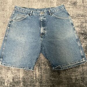 Wrangler Light Blue Jean Shorts for Men